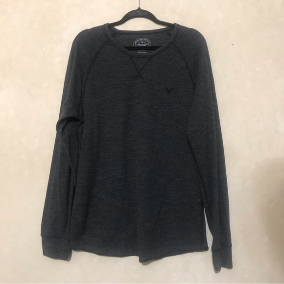 American Eagle Outfitters Other - American Eagle Gray Thermal Long Sleeve Top